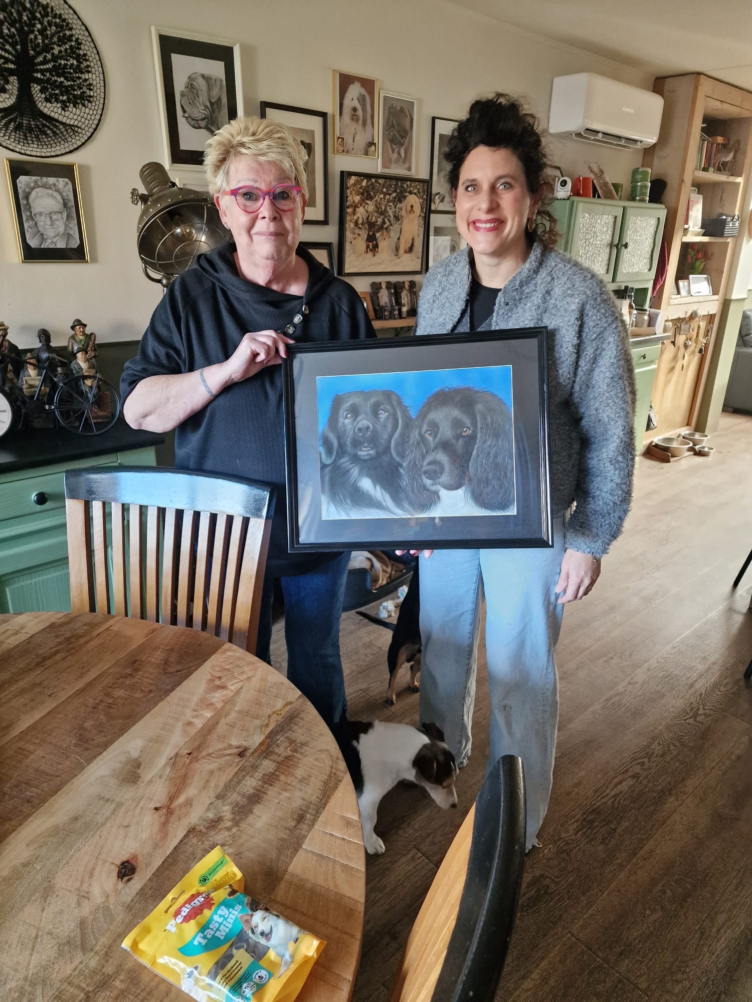 Winnaar veiling kunstwerk huisdier